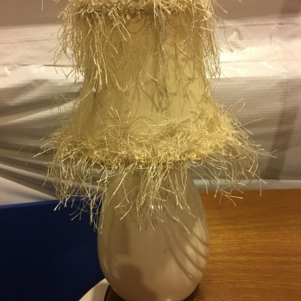Little Lamp With Flirty Fun Shade For Bedroom